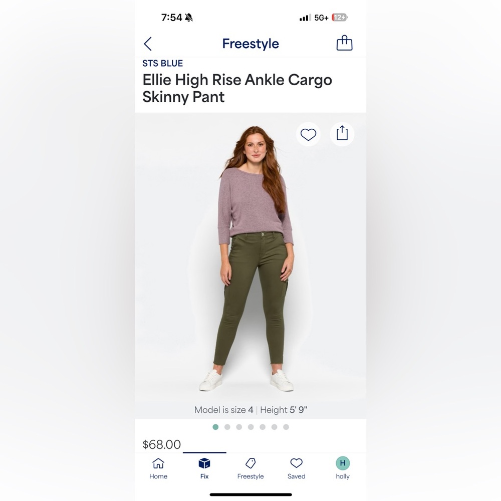 Freestyle Green Cargo Pants with Modern Tapered Fit
